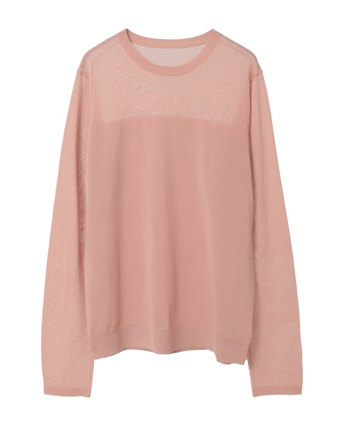 ロングスリーブシアーニット 詳細画像 ピンク 9