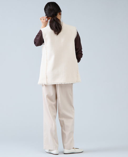 ロングスリーブシアーニット 詳細画像 ブラウン 12