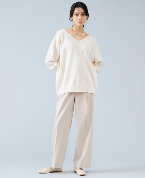 レースアップニット 詳細画像 アイボリー 4