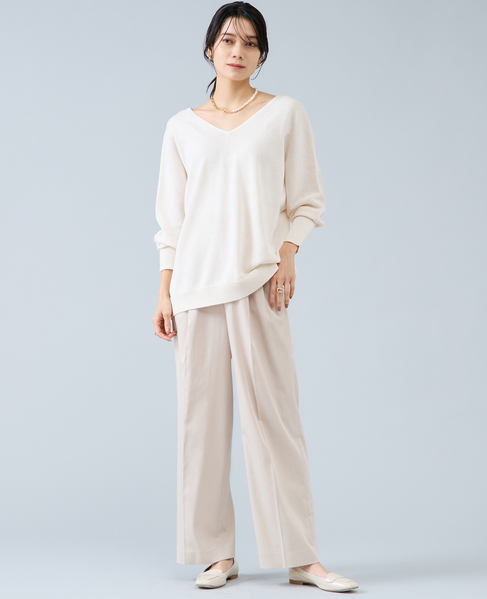 レースアップニット 詳細画像 アイボリー 5