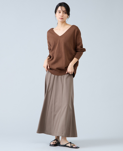 レースアップニット 詳細画像 ブラウン 2