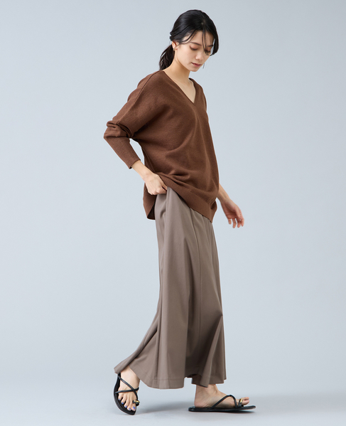 レースアップニット 詳細画像 ブラウン 4