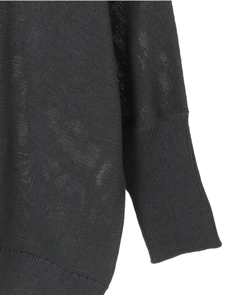 レースアップニット 詳細画像 チャコール 10