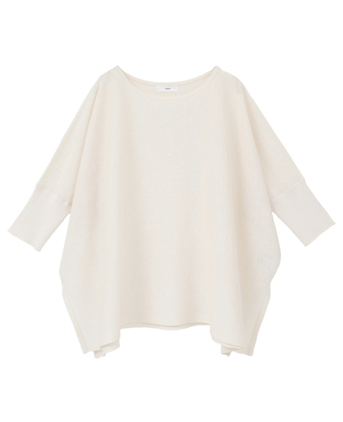 ワイドドルマンオーバーニット 詳細画像 アイボリー 8