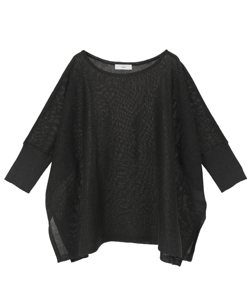 ワイドドルマンオーバーニット 詳細画像 チャコールグレー 6