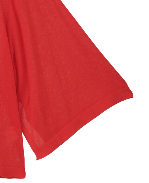 クロップドワイドニット 詳細画像 レッド 10