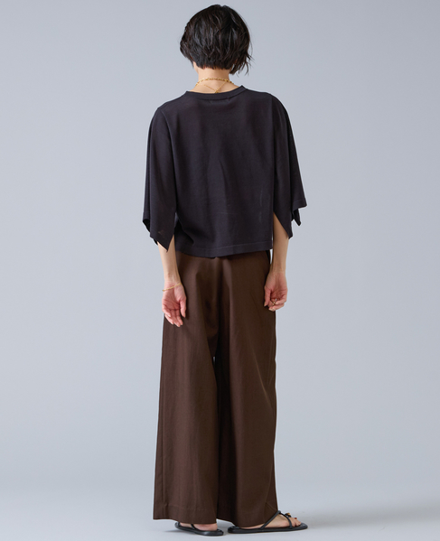 クロップドワイドニット 詳細画像 ブラック 6