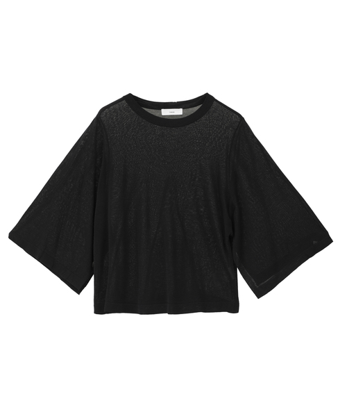 クロップドワイドニット 詳細画像 ブラック 7