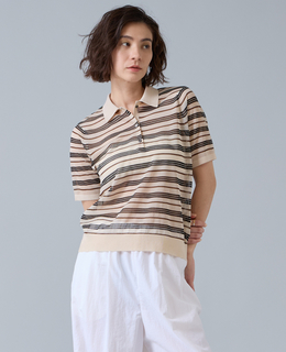 マルチボーダーシアーポロニット