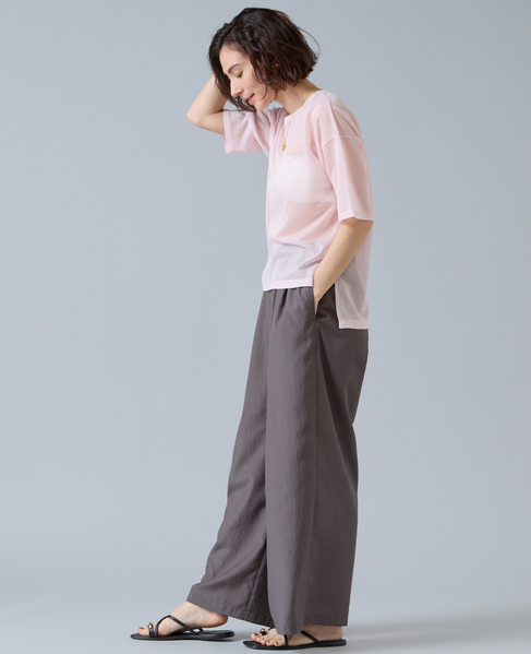 シアーニットトップス 詳細画像 ピンク 4