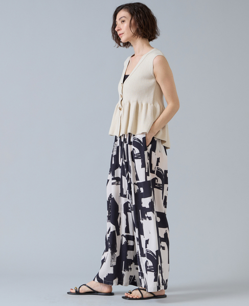 ペプラムニットサマーベスト 詳細画像 アイボリー 4