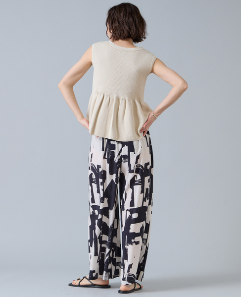 ペプラムニットサマーベスト 詳細画像 アイボリー 5