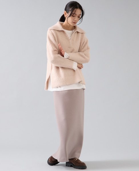 ダンボールセミフレアスカート 詳細画像 グレー 3