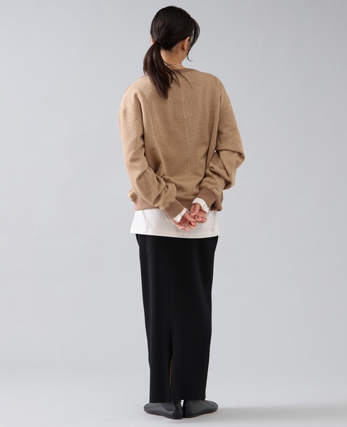 ラメ裏毛プルオーバー 詳細画像 ベージュ 5