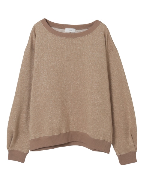 ラメ裏毛プルオーバー 詳細画像 ベージュ 6