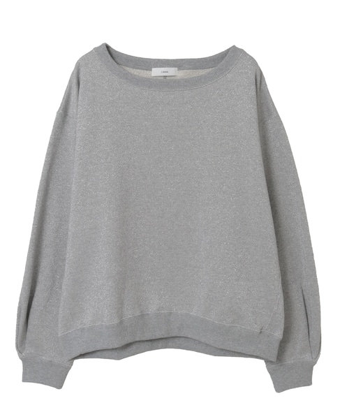 ラメ裏毛プルオーバー 詳細画像 杢グレー 8