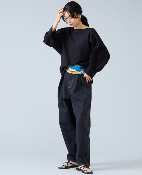 ミニ裏毛プルオーバー 詳細画像 ブラック 3