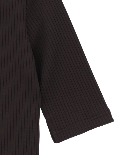 アシンメトリーネック2WAYテレコプルオーバー 詳細画像 ブラウン 12