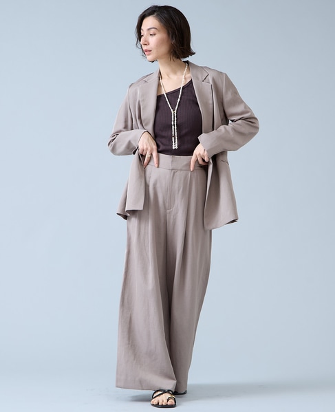 アシンメトリーネック2WAYテレコプルオーバー 詳細画像 ブラウン 8