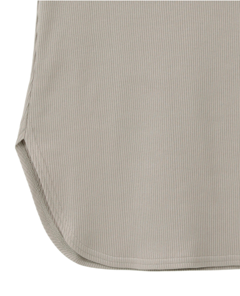 【定番】前後2WAYテレコタンクトップ 詳細画像 グレージュ 8