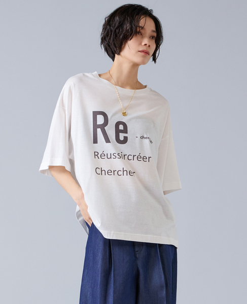 ハイゲージロゴTシャツ 詳細画像 ホワイト 1