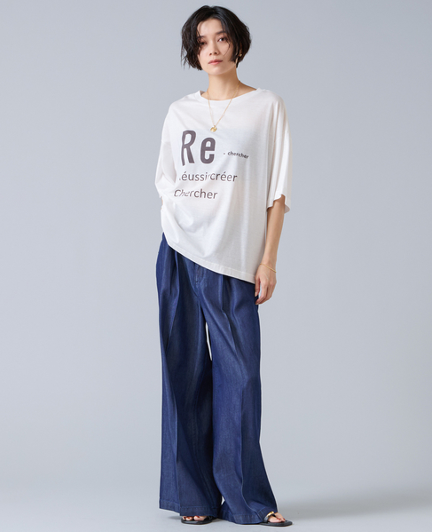 ハイゲージロゴTシャツ 詳細画像 ホワイト 4