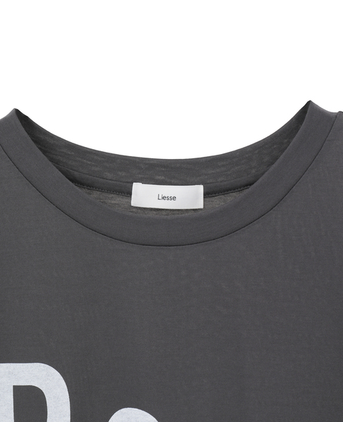 ハイゲージロゴTシャツ 詳細画像 チャコールグレー 3