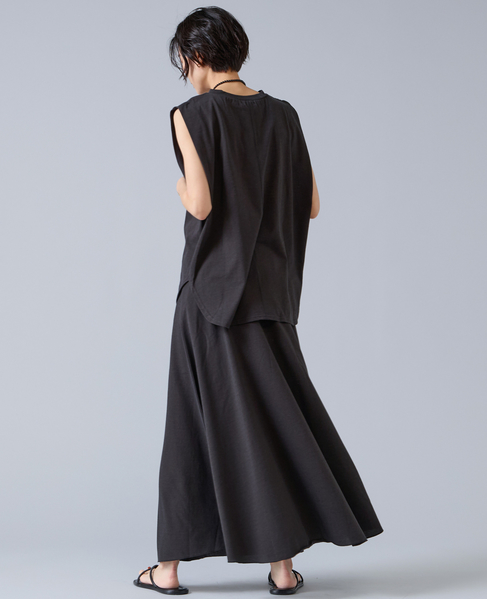 【定番】ニュアンスノースリーブカットソー 詳細画像 チャコールグレー 3