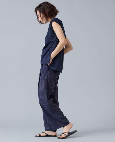 ベーシックノースリーブトップス 詳細画像 ネイビー 4