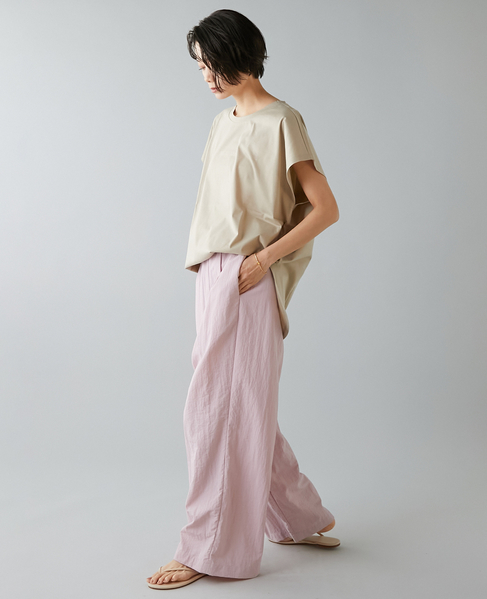 フレンチスリーブプリントTシャツ 詳細画像 ベージュ 6