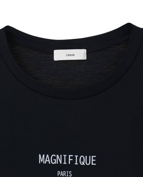 フレンチスリーブプリントTシャツ 詳細画像 ネイビー 11