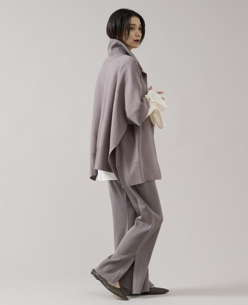 【大草直子さんコラボ】2WAYケープジップニット（セットアップ可/店舗限定カラーあり） 詳細画像 トープ 7
