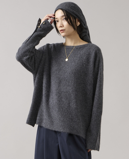 《定番》フォックスウールワイドニット