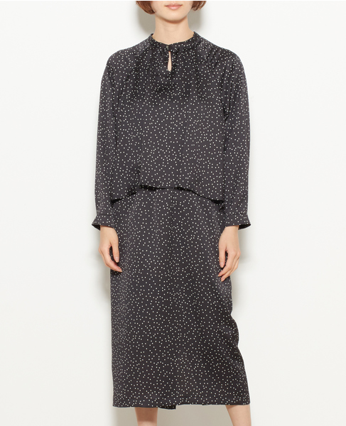 Sono ピンドットセットアップ風ワンピース 商品詳細 メルローズ公式通販 Melrose Store メルローズストア