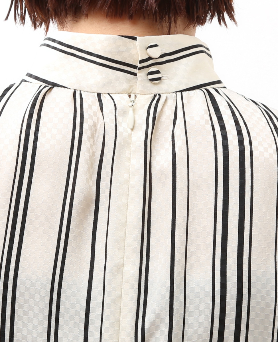 Martinique ジャガードストライプワンピース 商品詳細 メルローズ公式通販 Melrose Store メルローズストア