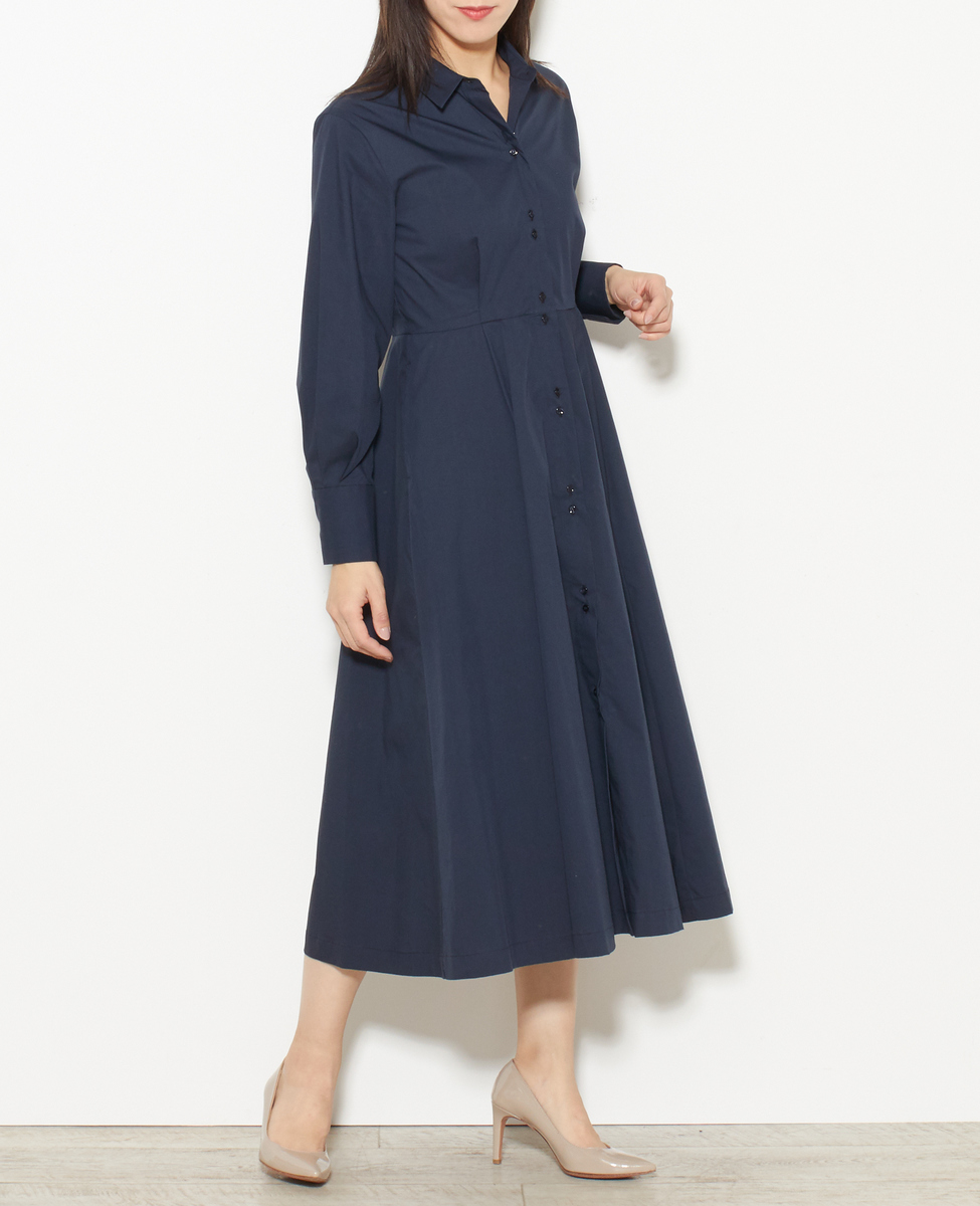 Martinique フレアシャツワンピース 商品詳細 メルローズ公式通販 Melrose Store メルローズストア