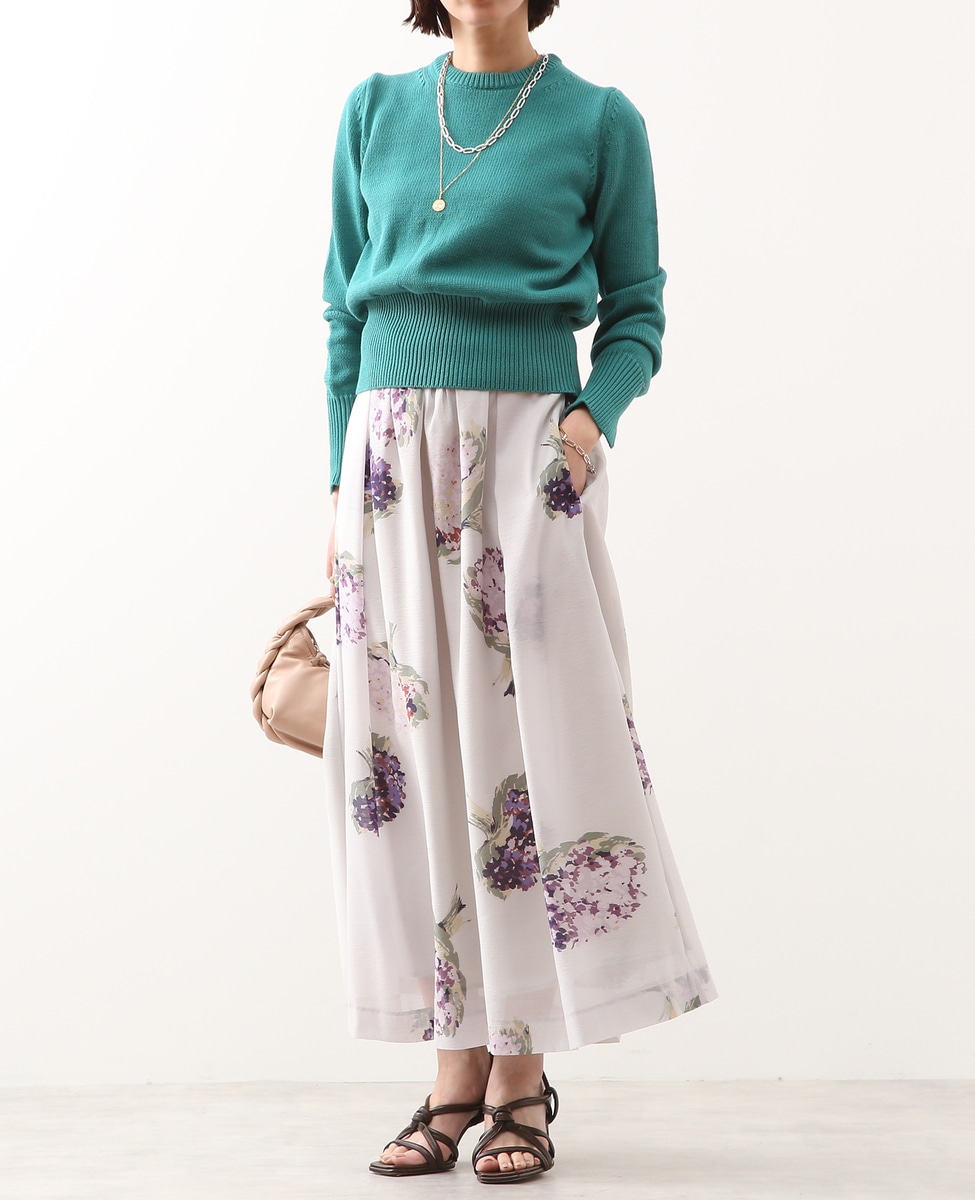 Martinique フラワープリントスカート 商品詳細 メルローズ公式通販 Melrose Store メルローズストア