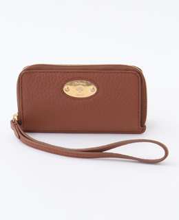 MULBERRY/MULBERRY PLAQUE COIN CARD POUCH