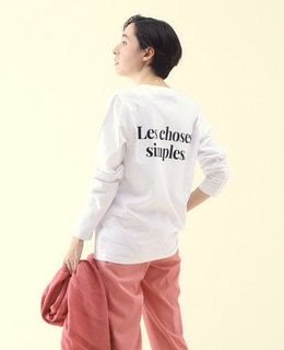 LES PETITS BASICS/＜別注＞L.S.T-shirt White Body