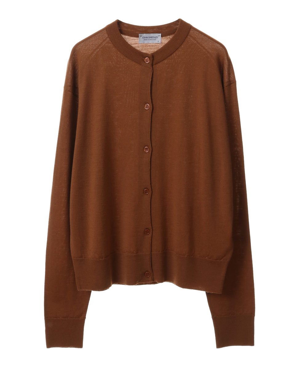 JOHN SMEDLEY /30G 長袖クルーネックカーディガン｜商品詳細｜メルローズ公式通販 | MELROSE STORE（メルローズストア）