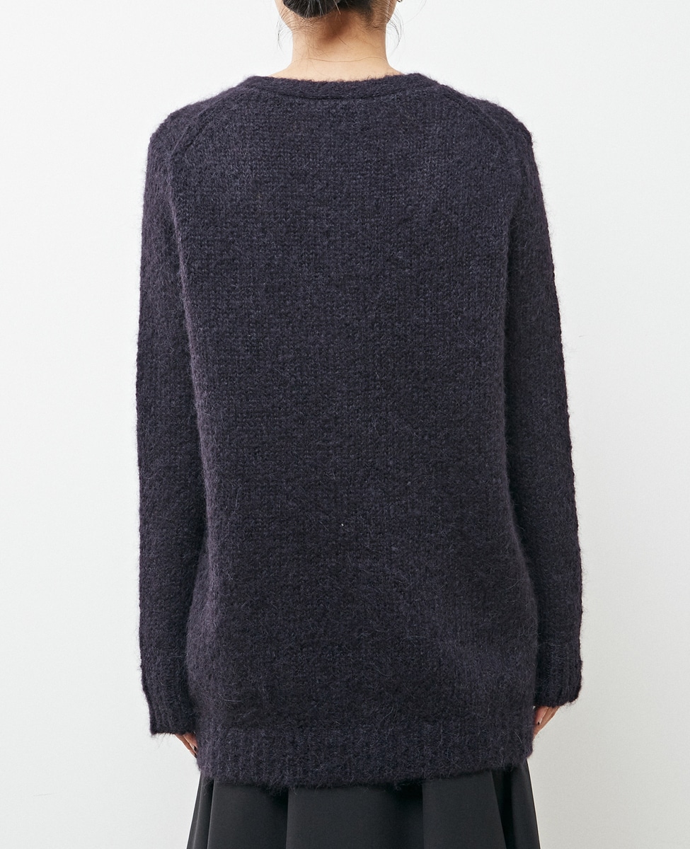 MADISONBLUE/MB224-8028MQ LOOSE BIG V CD MOHAIR 別注NAVY｜商品詳細