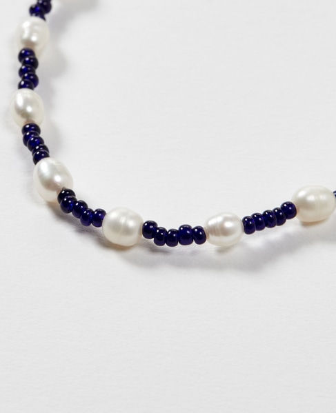 Dough./B-2201 Beads pearl necklace 詳細画像 ネイビー 3