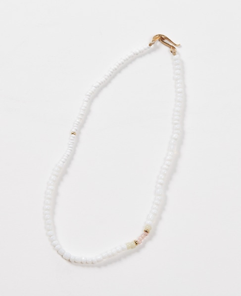 Dough./B-2202 Multi Beads necklace  詳細画像 ホワイト 1