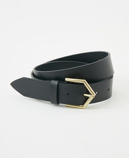 MAISON BOINET/35 mm belt in calf leather with no lining - zamac buckle