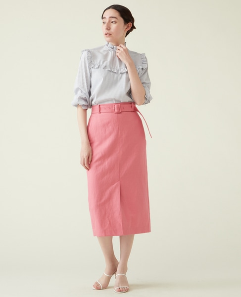 martinique/サマーツイードタイトスカート 詳細画像 ピンク 5
