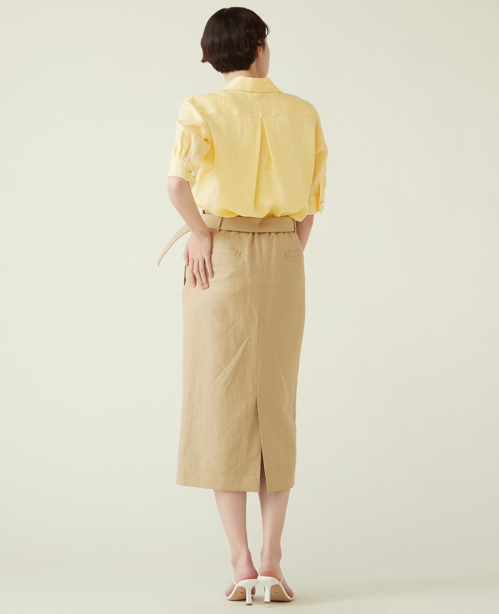 新品タグ付】martiniqueタイトスカート ベージュ サイズ1