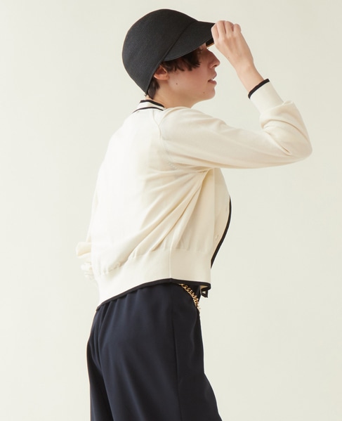 martinique/ESSENTIALカーディガン 詳細画像 ホワイト 2