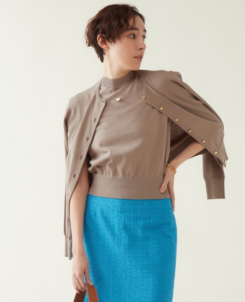 martinique/ESSENTIALカーディガン 詳細画像 トープ 2