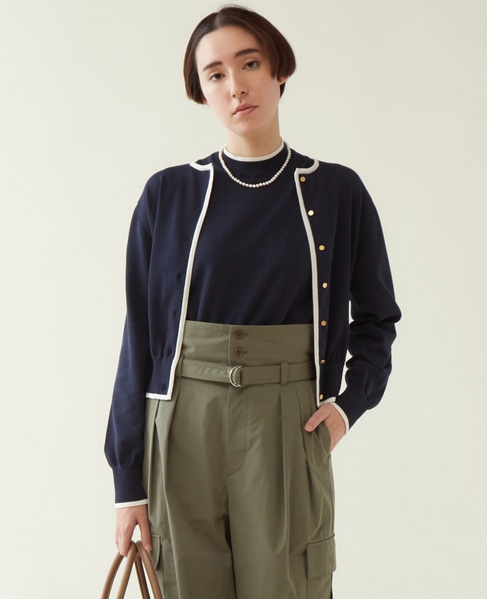 martinique/ESSENTIALカーディガン 詳細画像 ネイビー 3