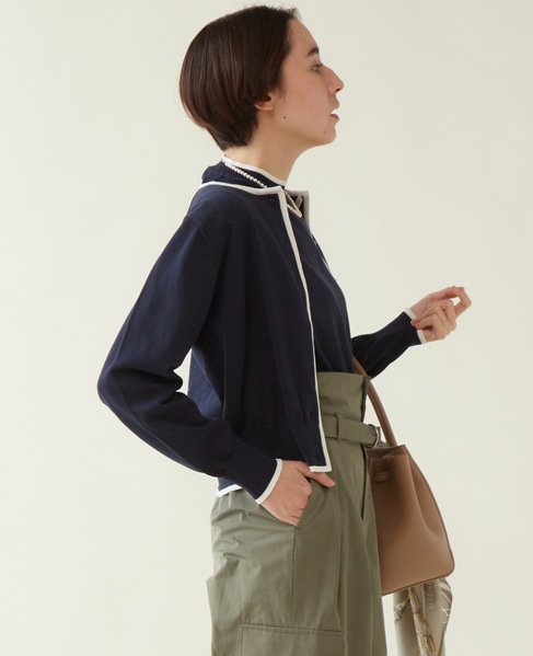 martinique/ESSENTIALカーディガン 詳細画像 ネイビー 4